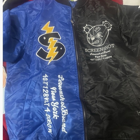 Screenshoot  Black and Blue Men's Jacket size M - Picture 3 of 3